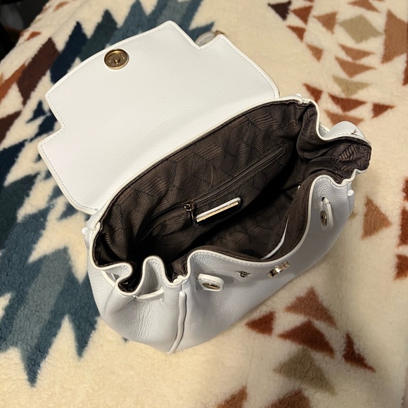 White Mini BackPack Purse - Picture 5 of 5